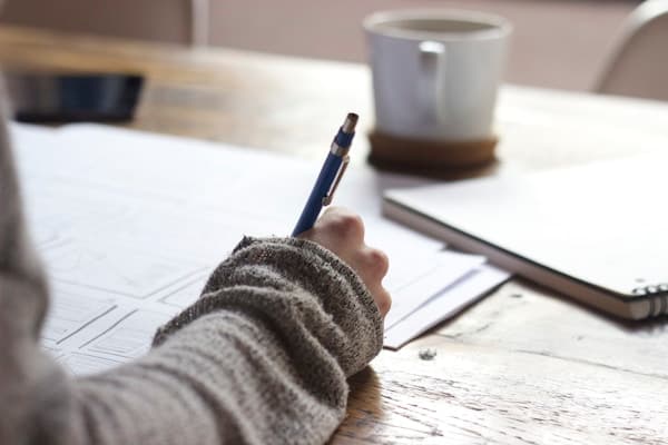 Student preparing for Cambridge board exams